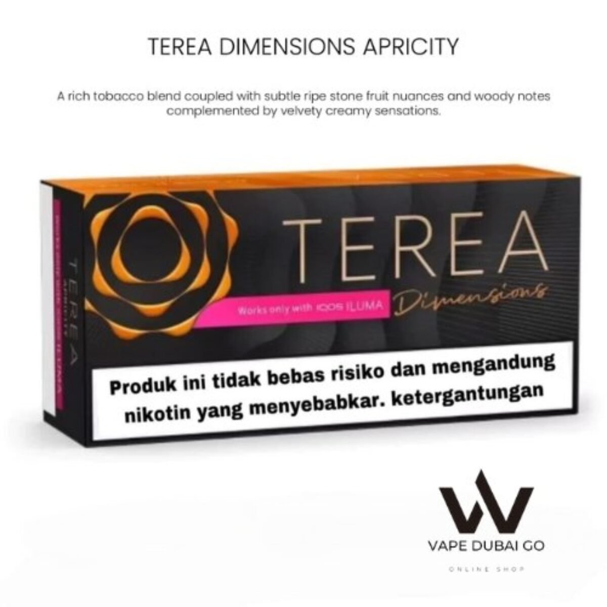 Discover IQOS TEREA Indonesia Dimensions Apricity