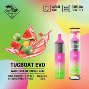 Best Tugboat EVO 4500 Puffs Disposable Vape | Vape Dubai GO