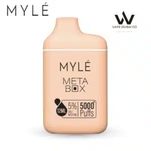 MYLE Meta Box 5000 Puffs Disposable Vape, Georgia Peach