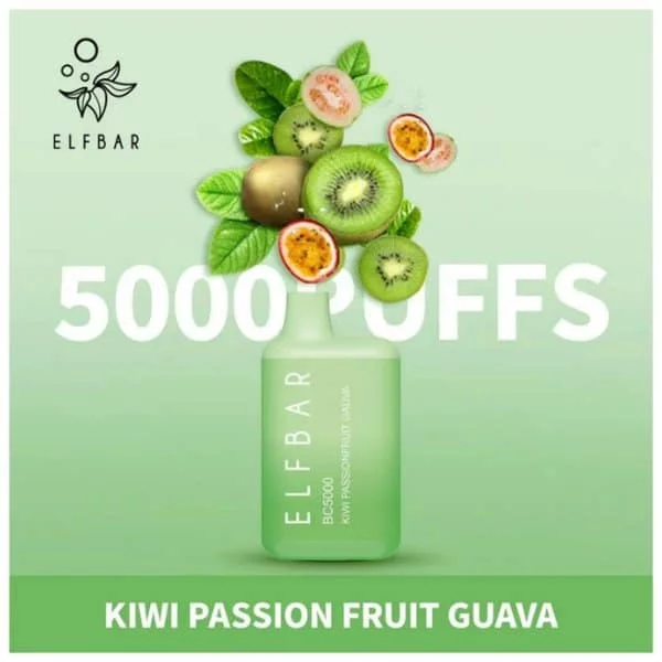 elf cosmetics uae | Elf Bar BC5000 Puffs Disposable Vape 5% _ Kiwi Passion Fruit Guava