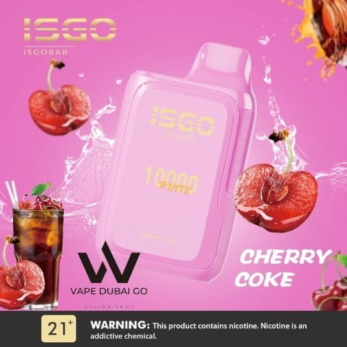 ISGO BAR 10000 Puffs_ Disposable Vape _ Cherry Coke