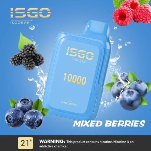 ISGO BAR 10000 Puffs_ Disposable Vape _ Mixed Berries