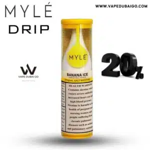 MYLE Drip Banana Ice - 2500 puffs _ Myle UAE