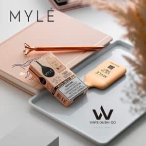 MYLE Meta Box 5000 Puffs Disposable Vape, Georgia Peach _ Myle Dubai