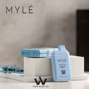 MYLE Meta Box Blueberry Lemon 5000 Puffs Disposable Vape _ Myle Dubai