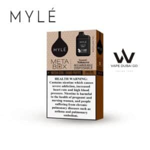MYLE Meta Box Sweet Tobacco 5000 Puffs Disposable Vape _ Myle Dubai