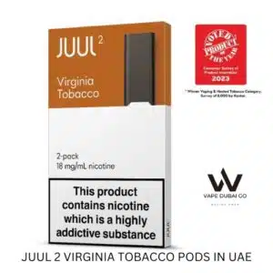 JUUL 2 VIRGINIA TOBACCO PODS IN UAE