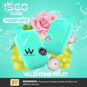 New ISGO Paris 14000 Puffs Valentine Fruit Disposable Vape _ Vape Dubai GO