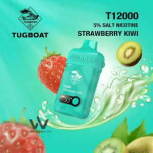 New Tugboat T12000 Puffs Strawberry Kiwi Disposable Vape _ Vape Dubai GO _ tugboat t12000 puffs _ Tugboat t12000 flavours