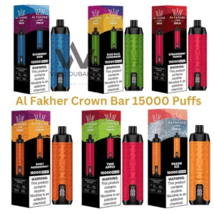 Al Fakher Crown Bar 15000 Puffs Pro Max Disposable Vape _ Vape Dubai _ Al fakher 15000 Puffs