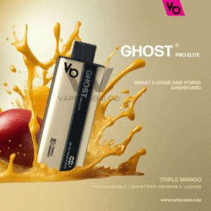 New Vapes Bars Ghost Pro Elite 7000 Puffs Triple Mango _ Vape Dubai GO _ Ghost Pro Vape